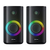 WK D33 Gaming Desktop Bluetooth Speakers (Black) - Eurekaonline