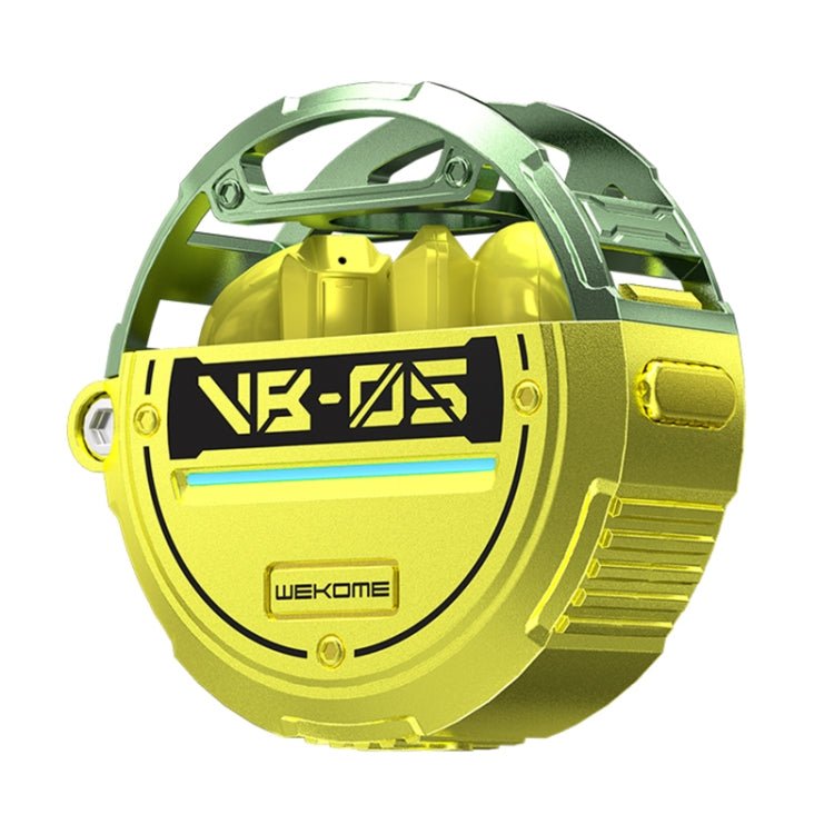 WK VB05 Pioneer Series Wireless Bluetooth Earphones (Yellow) - Eurekaonline