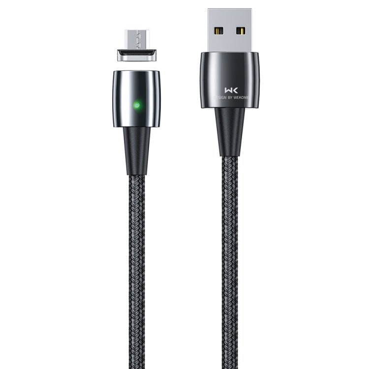 WK WDC-165m 3A Micro USB Magnetic Attraction Charging Data Cable, Length: 1m - Eurekaonline