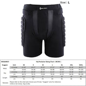 WOLFBIKE Adult Skiing Skating Snowboarding Protective Gear Outdoor Sports Hip Padded Shorts, Size : L - Eurekaonline
