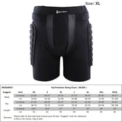 WOLFBIKE Adult Skiing Skating Snowboarding Protective Gear Outdoor Sports Hip Padded Shorts, Size : XL - Eurekaonline