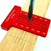Woodworking T-Shaped Hole Marking Ruler, Style:T260 - Eurekaonline