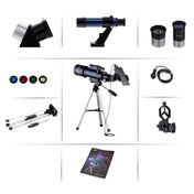 WR852-3 16x/66x70 High Definition High Times Astronomical Telescope with Tripod & Phone Fixing Clip & Moon Filter(White) - Eurekaonline