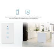 WS-US-01 EWeLink APP & Touch Control 2A 1 Gang Tempered Glass Panel Smart Wall Switch, AC 90V-250V, US Plug - Eurekaonline