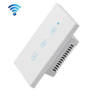 WS-US-03 EWeLink APP & Touch Control 2A 3 Gangs Tempered Glass Panel Smart Wall Switch, AC 90V-250V, US Plug - Eurekaonline