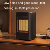 WT-WA2 Home Desktop Mini Warm Air Machine Heating Heater, Plug Type: EU Plug(Black) - Eurekaonline