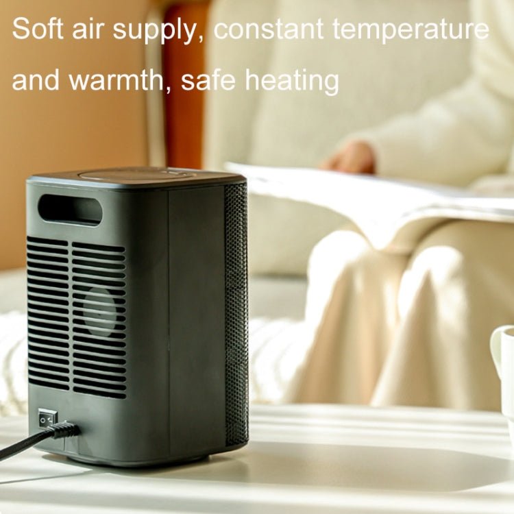 WT-WA2 Home Desktop Mini Warm Air Machine Heating Heater, Plug Type: EU Plug(Black) - Eurekaonline