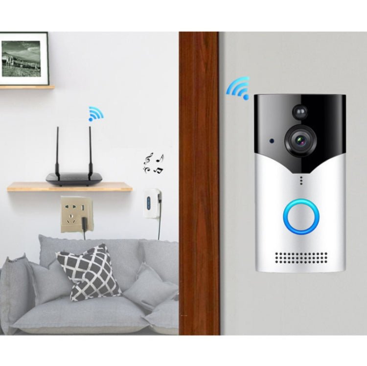 WT602 Low-Power Visual Smart Video Doorbell WiFi Voice Intercom Remote Monitoring Doorbell, Specification: Doorbell - Eurekaonline