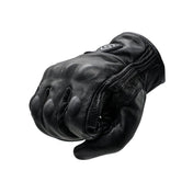 WUPP CS-1047A Motorcycle Racing Cycling Windproof Leather Full Finger Gloves, Size:XL(Black) - Eurekaonline