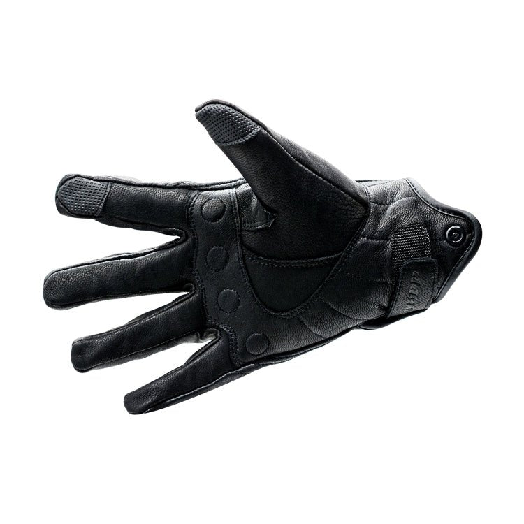 WUPP CS-1047A Motorcycle Racing Cycling Windproof Leather Full Finger Gloves, Size:XXL(Black) - Eurekaonline