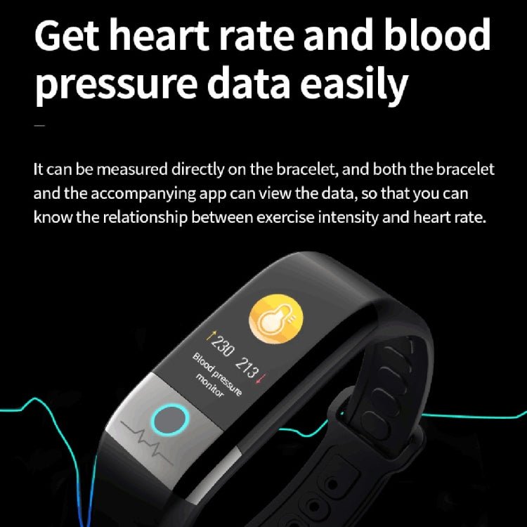 X1 1.08 inch Color Screen IP67 Waterproof Smart Watch Wristband,Support Message Reminder / Heart Rate Monitor / Blood Oxygen Monitoring / Blood Pressure Monitoring/ Sleeping Monitoring (Black) - Eurekaonline