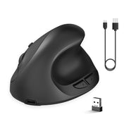 X10 2.4G Wireless Rechargeable Vertical Ergonomic Gaming Mouse(Black) - Eurekaonline