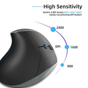 X10 2.4G Wireless Rechargeable Vertical Ergonomic Gaming Mouse(Grey) - Eurekaonline