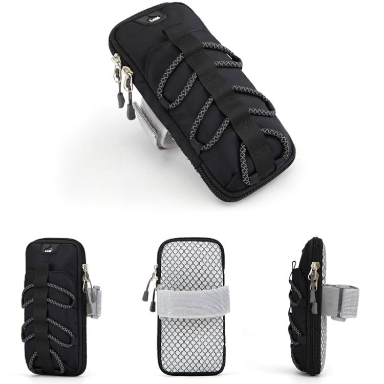 X3012 Outdoor Sports Running Waterproof Mobile Phone Arm Bag(Black) - Eurekaonline