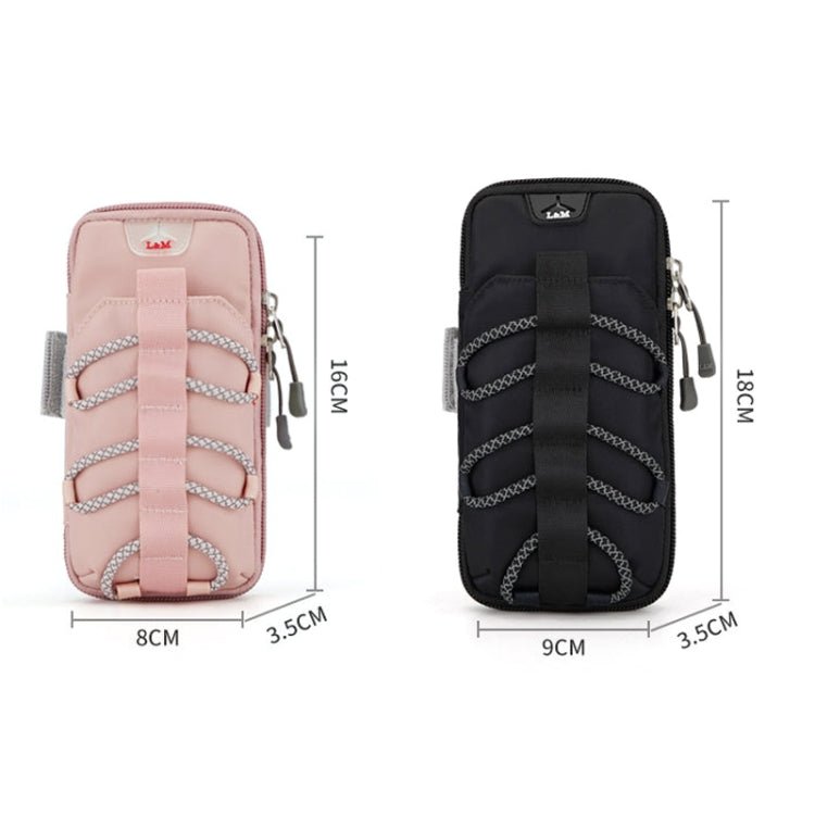 X3012 Outdoor Sports Running Waterproof Mobile Phone Arm Bag(Pink) - Eurekaonline