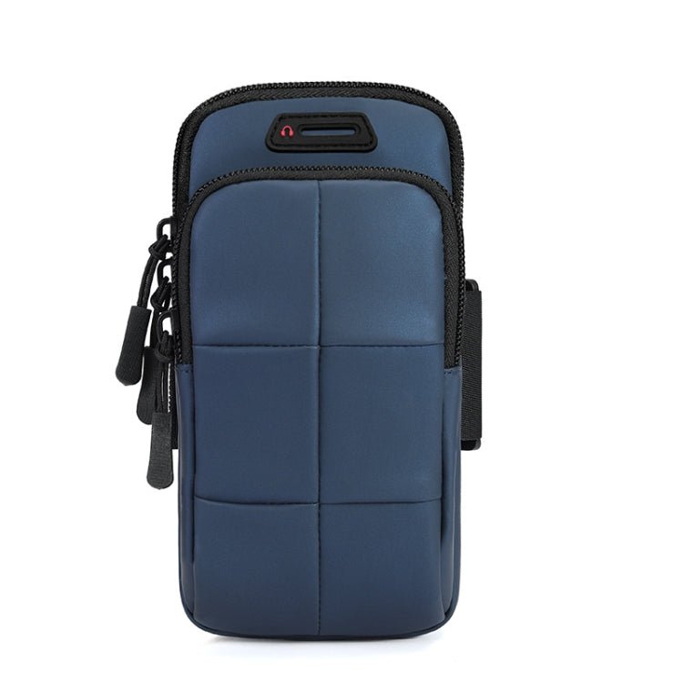 X3022 Sports Running Mobile Phone Arm Bag Fitness Waterproof Wrist Bag(Blue) - Eurekaonline
