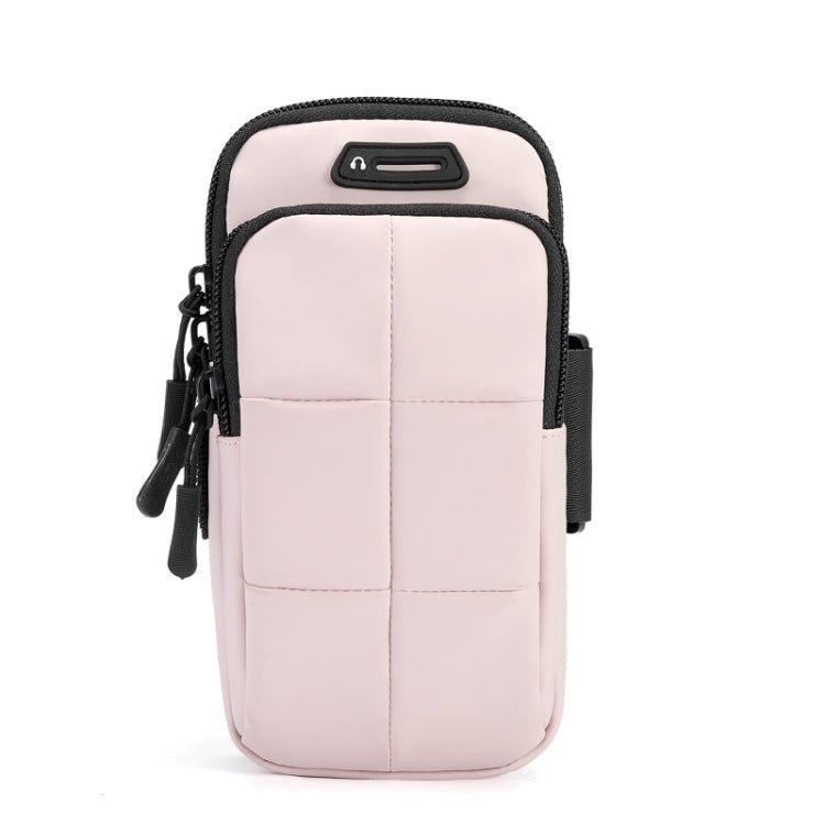 X3022 Sports Running Mobile Phone Arm Bag Fitness Waterproof Wrist Bag(Pink) - Eurekaonline