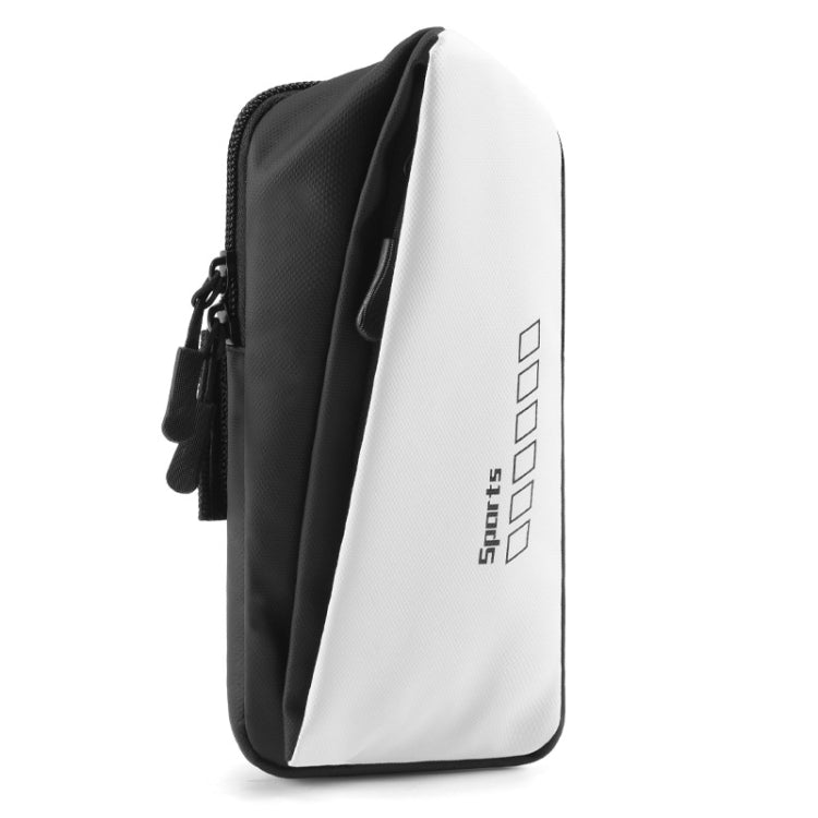 x3026 Running Waterproof Mobile Phone Arm Bag Outdoor Cycling Mobile Phone Bag(White) - Eurekaonline