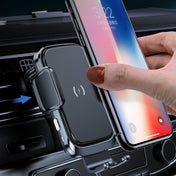 X7 Car Wireless Charging Mobile Phone Gravity Bracket Holder Suction Cup Bracket (Black) - Eurekaonline