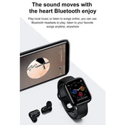 X8 1.69 inch HD Color Screen Bluetooth Earphone Smart Bracelet, Support Sleep Monitoring / Blood Pressure Monitoring / Heart Rate Monitoring(Black) - Eurekaonline