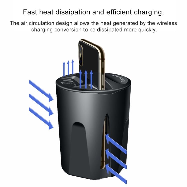 X9 Car QI Standard Charging Cup Wireless Fast Charger - Eurekaonline
