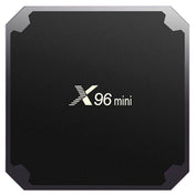 X96 mini 4K*2K UHD Output Smart TV BOX Player with Remote Controller without Wall Mount, Android 10 Amlogic S905W Quad Core ARM Cortex A53 2GHz, RAM: 2GB, ROM: 16GB, Supports WiFi, HDMI, TF(Black) - Eurekaonline