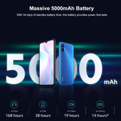 Xiaomi Redmi 9A, 4GB+64GB, 5000mAh Battery, Face Identification, 6.53 inch MIUI 12 MTK Helio G25 Octa Core up to 2.0GHz, Network: 4G, Dual SIM, Support Google Play(Blue) - Eurekaonline