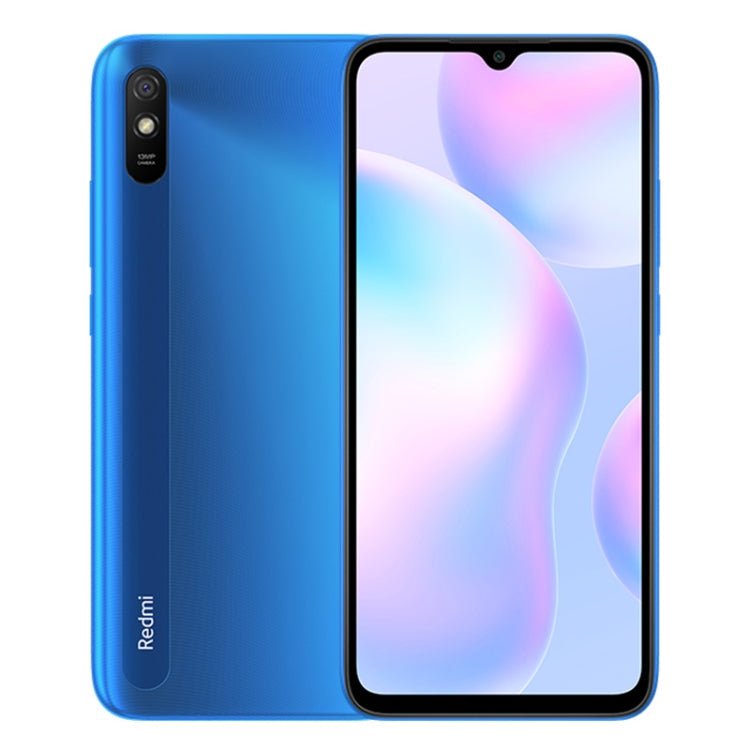 Xiaomi Redmi 9A, 4GB+64GB, 5000mAh Battery, Face Identification, 6.53 inch MIUI 12 MTK Helio G25 Octa Core up to 2.0GHz, Network: 4G, Dual SIM, Support Google Play(Blue) - Eurekaonline