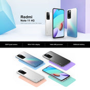 Xiaomi Redmi Note 11 4G, 4GB+128GB, Triple Back Cameras, Face & Fingerprint Identification, 6.5 inch MIUI 12.5 Helio G88 Octa Core up to 2.0GHz, Network: 4G, Support Google Play(Sea Blue) - Eurekaonline