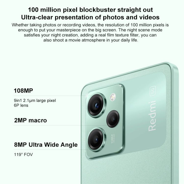 Xiaomi Redmi Note 12 Pro Speed 5G, 108MP Camera, 12GB+256GB, Triple Back Cameras, 5000mAh Battery, 6.67 inch MIUI 14 Snapdragon 778G Octa Core up to 2.4GHz, Network: 5G, Dual SIM, NFC, IR (Blue) - Eurekaonline