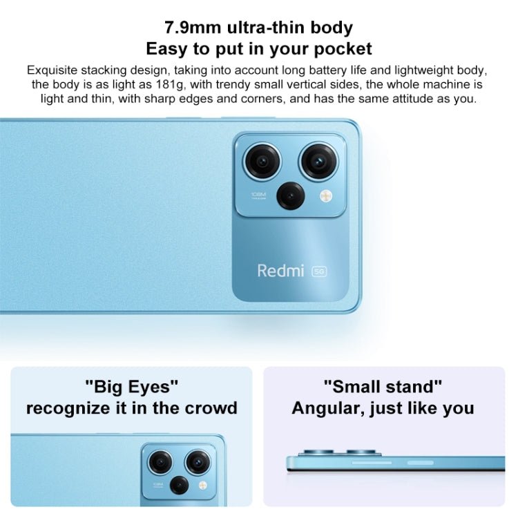 Xiaomi Redmi Note 12 Pro Speed 5G, 108MP Camera, 12GB+256GB, Triple Back Cameras, 5000mAh Battery, 6.67 inch MIUI 14 Snapdragon 778G Octa Core up to 2.4GHz, Network: 5G, Dual SIM, NFC, IR (Blue) - Eurekaonline
