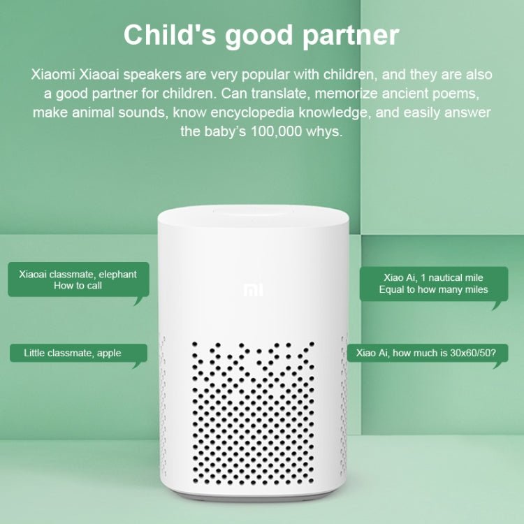 Xiaomi Xiaoai AI Artificial Intelligence Speaker Play with Microphone & Speaker & Wireless Connection - Eurekaonline
