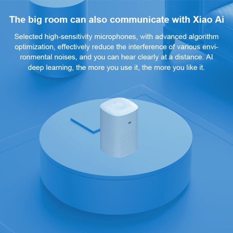 Xiaomi Xiaoai AI Artificial Intelligence Speaker Play with Microphone & Speaker & Wireless Connection - Eurekaonline