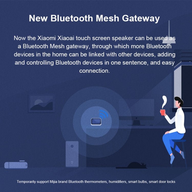 Xiaomi Xiaoai Touch Screen Speaker with Microphone & Speaker & Wireless Connection - Eurekaonline