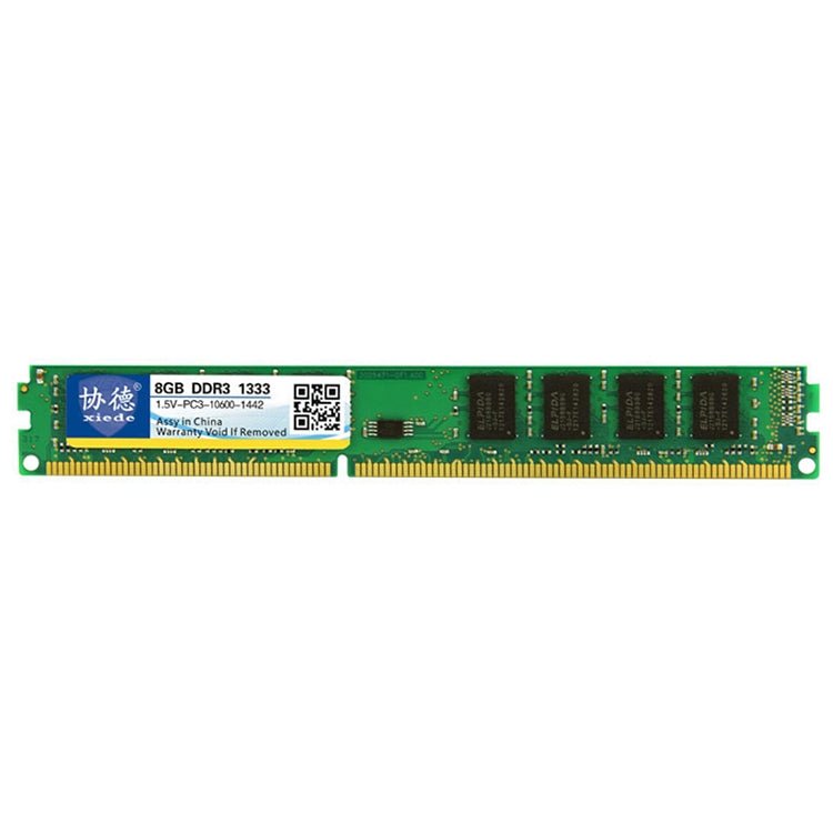 XIEDE X032 DDR3 1333MHz 8GB 1.5V General Full Compatibility Memory RAM Module for Desktop PC - Eurekaonline