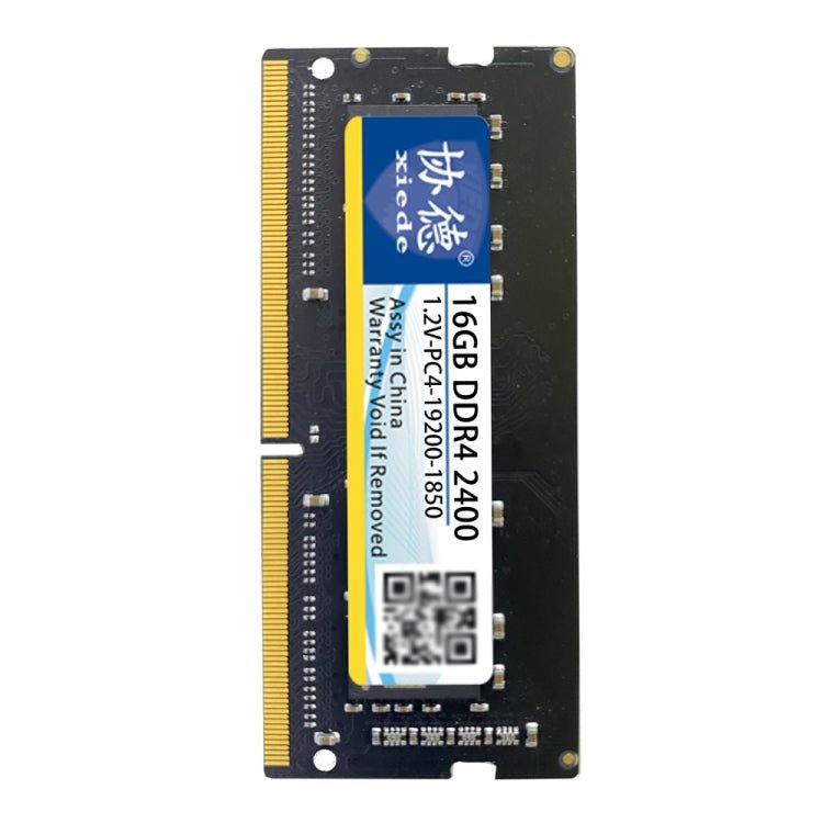 XIEDE X062 DDR4 NB 2400 Full Compatibility Notebook RAMs, Memory Capacity: 16GB - Eurekaonline