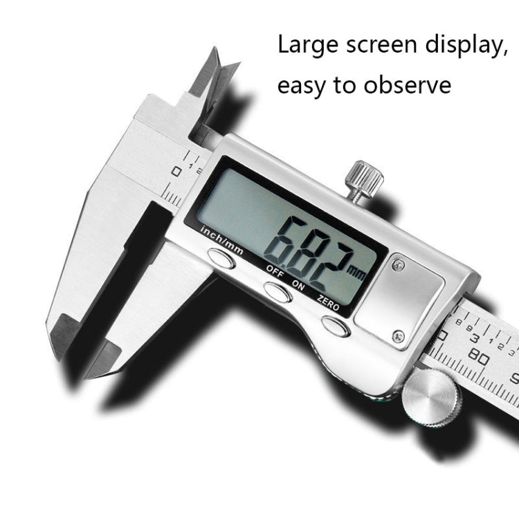 XIFENG Stainless Steel Digital Display Electronic Vernier Caliper, Specification: 0-300mm - Eurekaonline