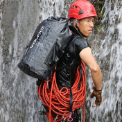 XINDA H-BAG03 30L Outdoor Waterproof Upstream Storage Shoulder Mountaineering Bag(Black) - Eurekaonline