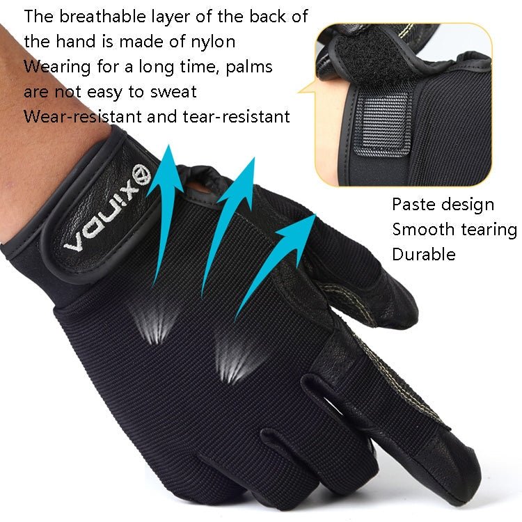 XINDA H-ST01 Outdoor Rope Drop Gloves Fitness Training Rope Drop Cave SRT Downhill Gloves, Size: L - Eurekaonline