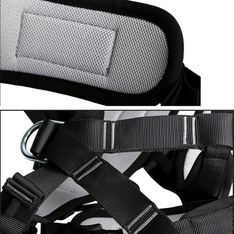 XINDA XD-6503 Outdoor Rock Climbing Polyester High-strength Wire Downhill Whole Body Safety Belt - Eurekaonline