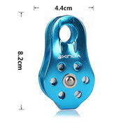 XINDA XD-8610 Single Fixed Pulley Mountaineering Rope Climbing Rappelling Survival Equipment(Blue) - Eurekaonline