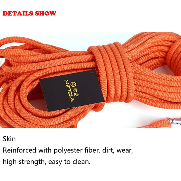 XINDA XD-S9817 Outdoor Rock Climbing Hiking Accessories High Strength Auxiliary Cord Safety Rope, Diameter: 12mm, Length: 100m, Color Random Delivery - Eurekaonline
