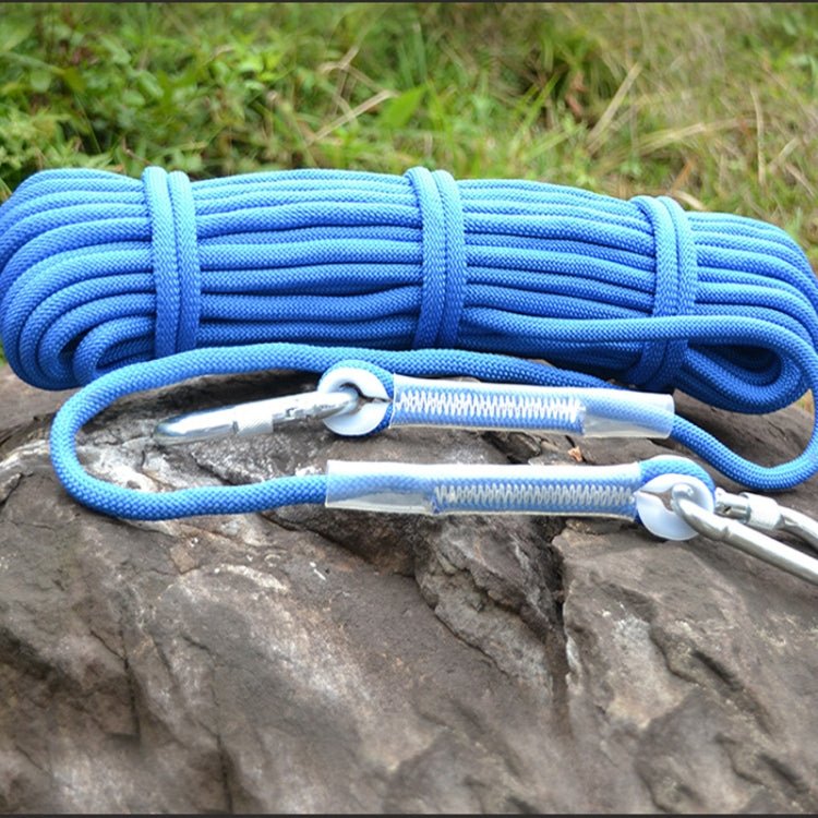 XINDA XD-S9817 Outdoor Rock Climbing Hiking Accessories High Strength Auxiliary Cord Safety Rope, Diameter: 9.5mm, Length: 70m, Color Random Delivery - Eurekaonline