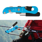 XINDA XD8604 Outdoor Hand Control Climbing Stop Descender Rappelling Descender(Blue) - Eurekaonline