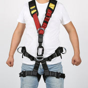 XINDA XDA9516 Outdoor Rock Climbing Polyester High-strength Wire Adjustable Downhill Whole Body Safety Belt - Eurekaonline