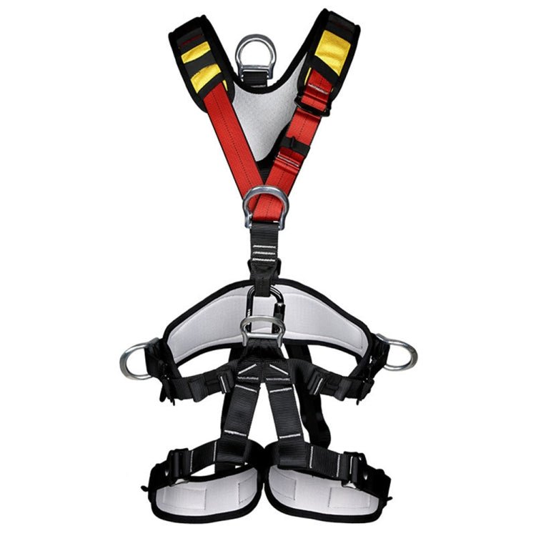 XINDA XDA9516 Outdoor Rock Climbing Polyester High-strength Wire Adjustable Downhill Whole Body Safety Belt - Eurekaonline