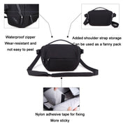 XIUJIAN Crossbody Waterproof Lightweight SLR Camera Bag, Color: 5L Light Gray - Eurekaonline