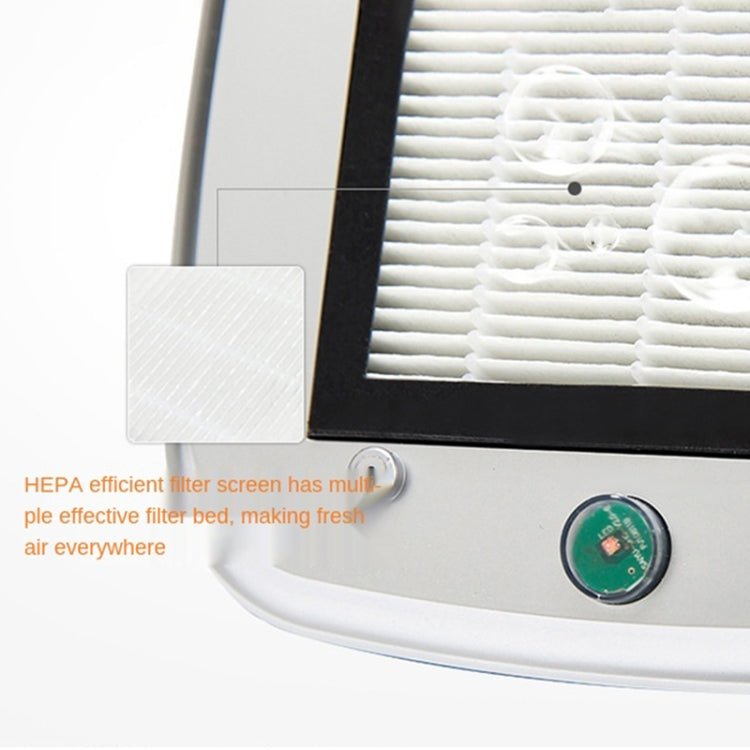XJ-005 Car Solar Energy Negative Ion Smart USB Air Purifier (Black) - Eurekaonline