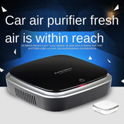 XJ-005 Car Solar Energy Negative Ion Smart USB Air Purifier (Black) - Eurekaonline