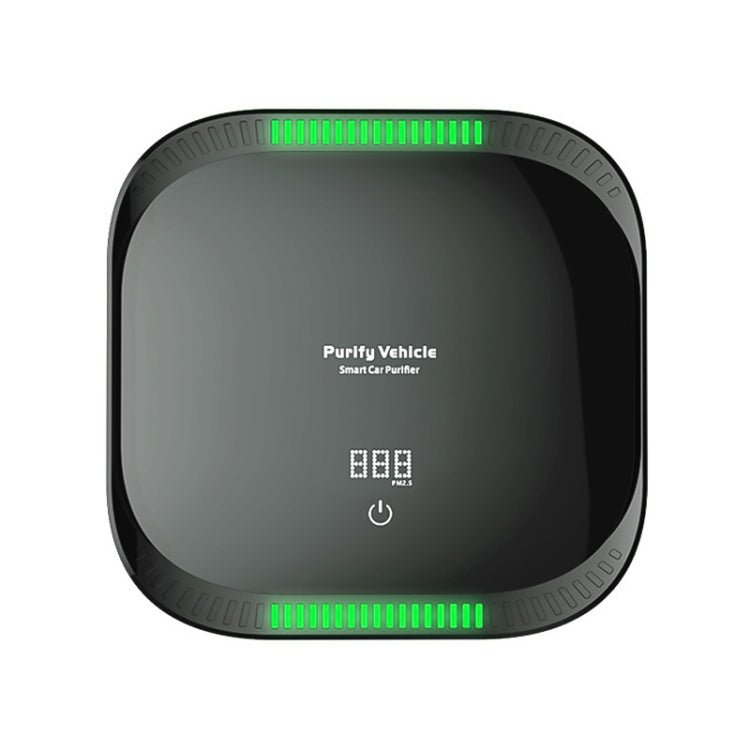 XJ-008 Car Negative Ion USB Air Purifier, Smart Version (Black) - Eurekaonline